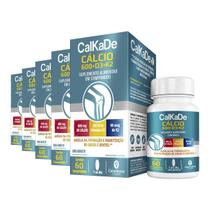 Kit 5 Calkade Cálcio Catarinense 60 Comprimidos Kit 5 Calkade Cálcio Catarinense 60 Comprimidos