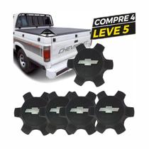 Kit 5 Calotas Central da Roda D20 85/96 - Gravata Prata Kit 5 Calotas Central da Roda D20 85/96 - Gravata Prata