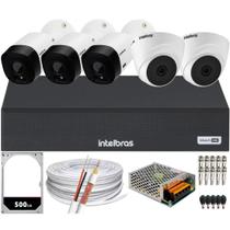 Kit 5 Câmeras 1120 Dvr Mhdx 8ch Completo Hd 500gb Kit 5 Câmeras 1120 Dvr Mhdx 8ch Completo Hd 500gb