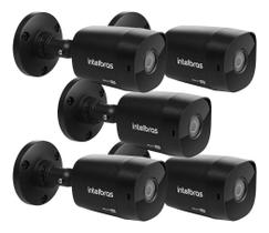 Kit 5 Câmeras 2 Megas 20m Vhd 1220 B G6 Black Intelbras