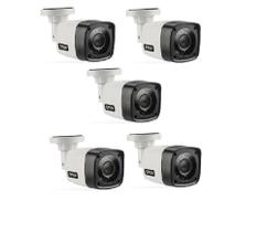 Kit 5 Câmeras Bullet Hd 720p 1Mp lente 2,8mm Kit 5 Câmeras Bullet Hd 720p 1Mp lente 2,8mm