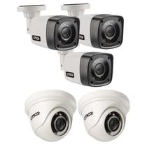 Kit 5 Cameras Externa/Interna 20M 4X1 Infravermelho 1Mp 2,8Mm
