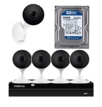 Kit 5 Câmeras IMX Full Hd Wi-fi Com Hd 250gb E Nvd 1308 Kit 5 Câmeras IMX Full Hd Wi-fi Com Hd 250gb E Nvd 1308