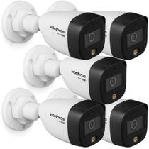 Kit 5 Câmeras Intelbras VHD 1220 B Full Color Alta Definição Full HD 1080p Multi HD IR 20m Intelbras