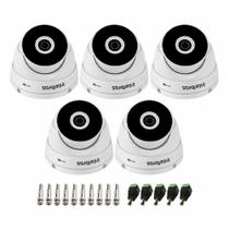 Kit 5 Câmeras Intelbras VHD 3230 D G7 Dome Full HD 1080p Visão Noturna de 30m IP67 + Conectores