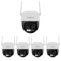 Kit 5 Câmeras Inteligente Wi-Fi 2 Megapixels Full HD IR 56m 360 iM7+ ZOOM FULL COLOR Intelbras