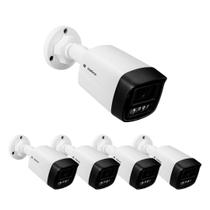 Kit 5 Câmeras IP 2 Megapixels 20m PoE VIP 1220 FULL COLOR + Intelbras