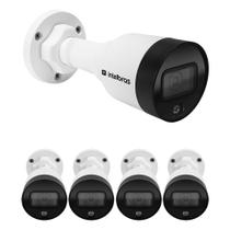 Kit 5 Câmeras IP 2 Megapixels 3.6mm 20m PoE VIP 1220 B FULL COLOR G4 Intelbras