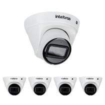 Kit 5 Câmeras IP 2 Megapixels 30m PoE VIP 1230 D G5 Intelbras