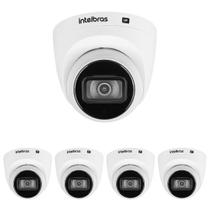 Kit 5 Câmeras IP 4 Megapixels 30m Inteligência Artificial VIP 3430 D IA Intelbras