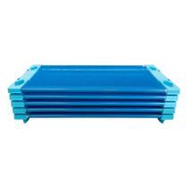 Kit 5 Caminhas Empilháveis Infantil Freso Resistente Soneca Creche Escola Confortável Portátil Empilhável