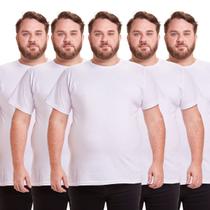 Kit 5 Camisa Masculina Básica Plus Size Kit 5 Camisa Masculina Básica Plus Size