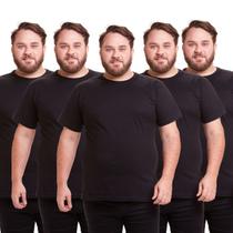 Kit 5 Camisa Masculina Básica Plus Size Kit 5 Camisa Masculina Básica Plus Size