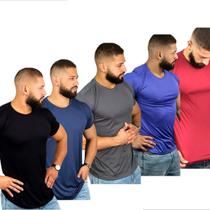 Kit 5 Camisas Dry Fit Academia Esportiva Com Proteção Uv Kit 5 Camisas Dry Fit Academia Esportiva Com Proteção Uv