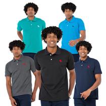 Kit 5 Camisas Polo original Estilo Rei Escolha Suas Cores Kit 5 Camisas Polo original Estilo Rei Escolha Suas Cores