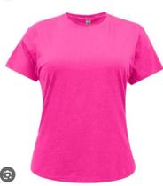 Kit 5 Camiseta Basica T-shirt Malha Fria (PV) Baby Look Feminina Lisa