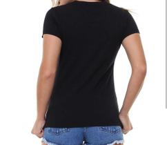 Kit 5 Camiseta Basica T-shirt Malha Fria (PV) Baby Look Feminina Lisa