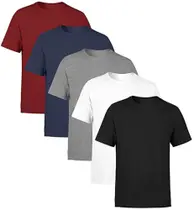 Kit 5 Camiseta Camisa Masculina Basica Algodão Premium Top