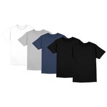 Kit 5 Camiseta Masculina Poliéster Com Toque de Algodão Camisa Blusa Treino Academia Tshrt Esporte Camisetas Kit 5 Camiseta Masculina Poliéster Com Toque de Algodão Camisa Blusa Treino Academia Tshrt Esporte Camisetas