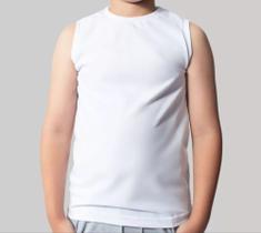 kit 5 Camiseta regata infantil Menino 100% Algodão