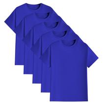 Kit 5 Camisetas Algodão Peruano Huxter Azul