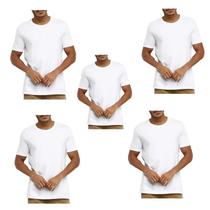 Kit 5 Camisetas Básica Hering Masculina Gola Redonda