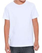 Kit 5 Camisetas Básicas Masculina 100% Poliéster Branca
