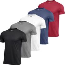Kit 5 Camisetas Básicas Novastreet Dry Fit Anti Suor - Linha Premium