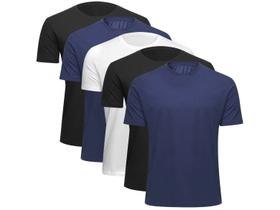 Kit 5 Camisetas Básicos Masculina