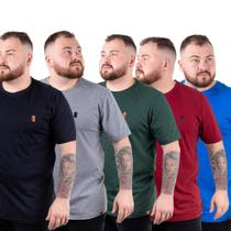 Kit 5 Camisetas Camisas Blusas Plus Size G1 G2 G3