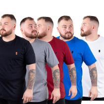Kit 5 Camisetas Camisas Blusas Plus Size G1 G2 G3