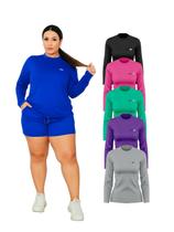 Kit 5 Camisetas Manga Longa Proteção UV FPS50 Feminina Plus Size Kit 5 Camisetas Manga Longa Proteção UV FPS50 Feminina Plus Size