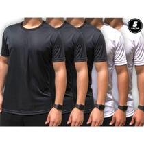 Kit 5 Camisetas Masculina Proteção UV Manga Curta Esporte - Djon