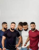 Kit 5 Camisetas Masculinas Dry Fit Academia Premium Uv Lisa Kit 5 Camisetas Masculinas Dry Fit Academia Premium Uv Lisa