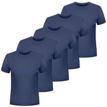 Kit 5 Camisetas Masculinas Gola Careca Algodão Egípcio - Mult Online