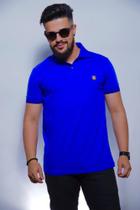 Kit 5 camisetas masculinas gola polo bordada Kit 5 camisetas masculinas gola polo bordada