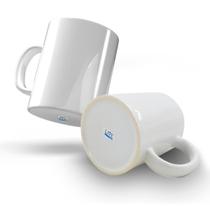 Kit 5 Canecas Porcelana Live P/sublimação Resinada 325ml