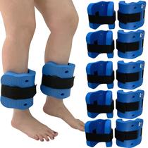 Kit 5 Caneleiras Para Hidroginástica em EVA DF4032-AZ 3 a 4kg Azul Dafoca Sports