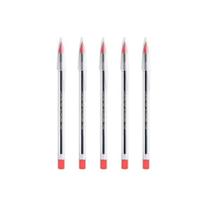 Kit 5 Caneta Ponta Fina 0.7mm Compactor Economic