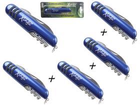 Kit 5 Canivetes 5 Funções Xingu XV3177 Estilo Suíço - Cores Kit 5 Canivetes 5 Funções Xingu XV3177 Estilo Suíço - Cores