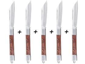 Kit 5 Canivetes Xingu XV3283 19cm - Cabo Madeira