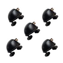 Kit 5 Canoa Caixa Tom Surdo Bumbo Preta 19.05 Spanking