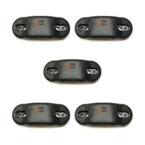 Kit 5 Canoa Encosto Backsystem Plástico Secretária Frisokar