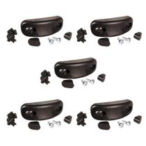 KIT 5 Canoa para Fixação de Encosto Comum Preto Frisokar