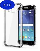 Kit 5 Capa Capinha Anti Shock Transparente Samsung Galaxy J7 Neo