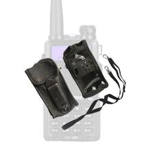 Kit 5 Capa com Alça e Clip Para Radio Comunicador UV5R UV5RA