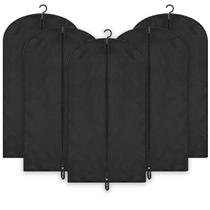 Kit 5 Capa De Terno TNT sem Visor Protetora Roupas Premium Ziper Organizador De Guarda Roupa AntiMofo Kit 5 Capa De Terno TNT sem Visor Protetora Roupas Premium Ziper Organizador De Guarda Roupa AntiMofo