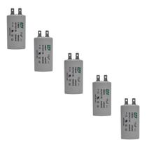 Kit 5 Capacitor Permanente 11uF 440/450Vac EPX com Terminal Duplo Kit 5 Capacitor Permanente 11uF 440/450Vac EPX com Terminal Duplo