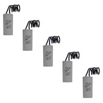 Kit 5 Capacitor Permanente 120uF 250Vac EPX com Fio