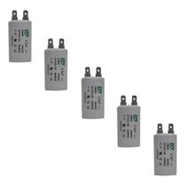 Kit 5 Capacitor Permanente 2,5uF 440/450Vac EPX com Terminal Duplo Kit 5 Capacitor Permanente 2,5uF 440/450Vac EPX com Terminal Duplo
